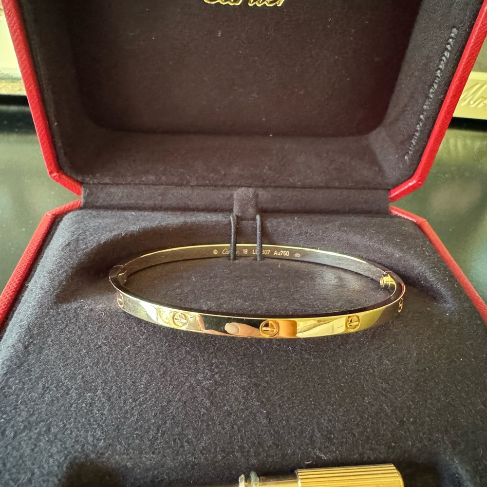 Cartier Love Bracelet Rose Gold Thin